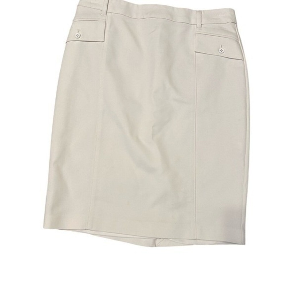 Womens White Pencil Skirt Career Business Casual‎ Knee Length